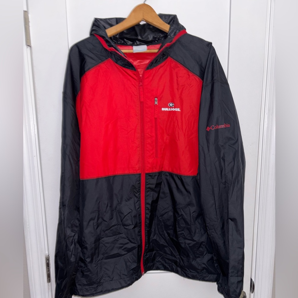 Georgia Bulldogs Hooded Columbia Wind Jacket
